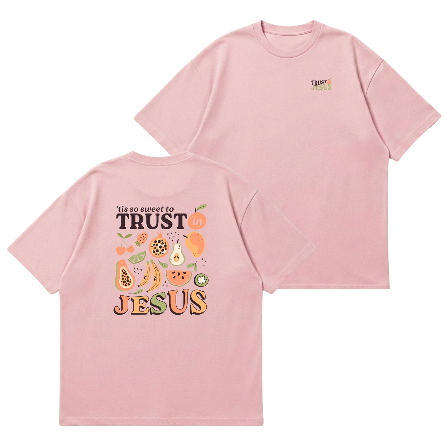 Trust In Jesus – Premium Oversized T-Shirt