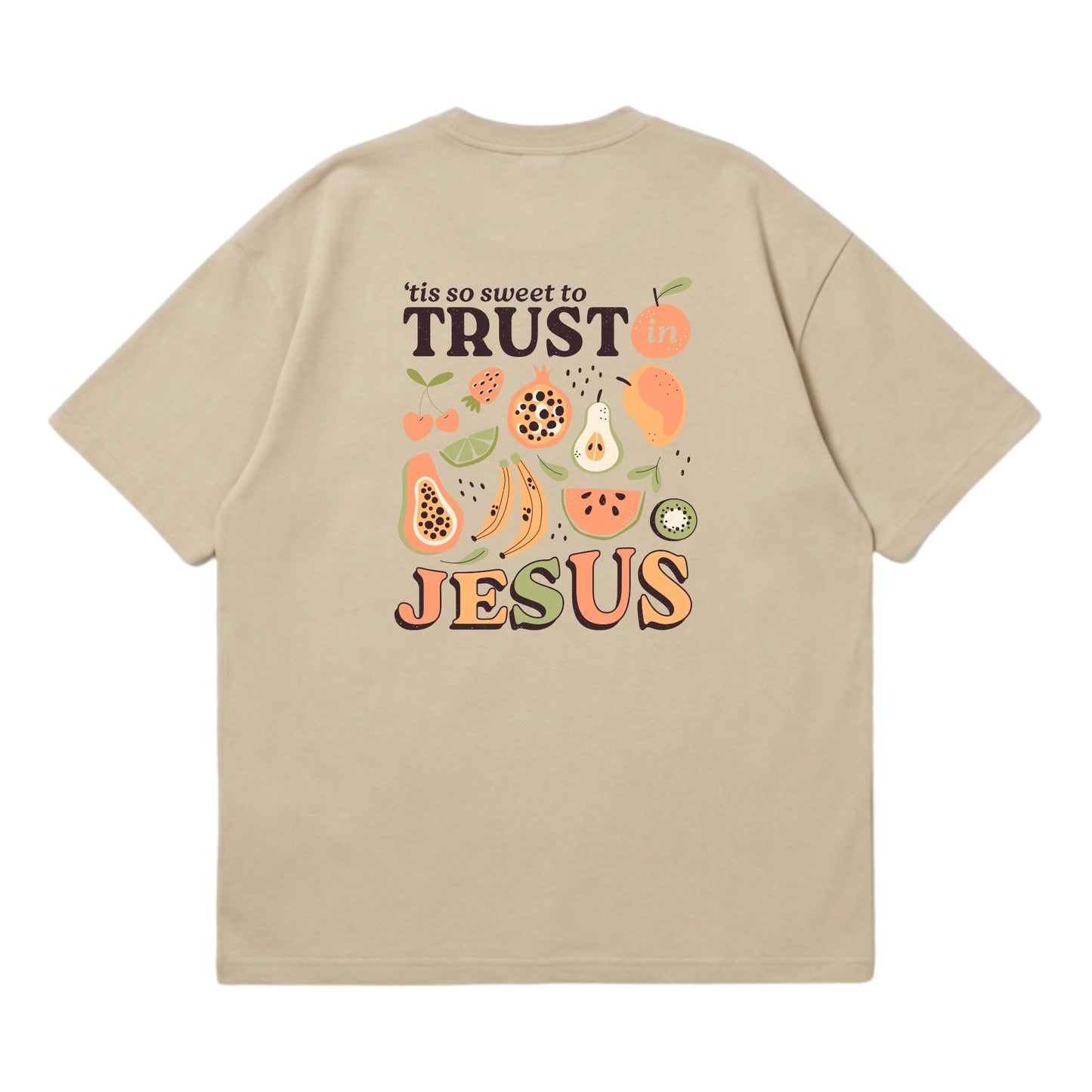 Trust In Jesus – Premium Oversized T-Shirt