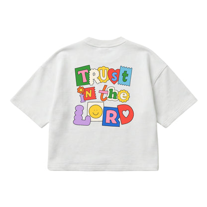 Trust In The Lord – Boxy Cropped Shirt