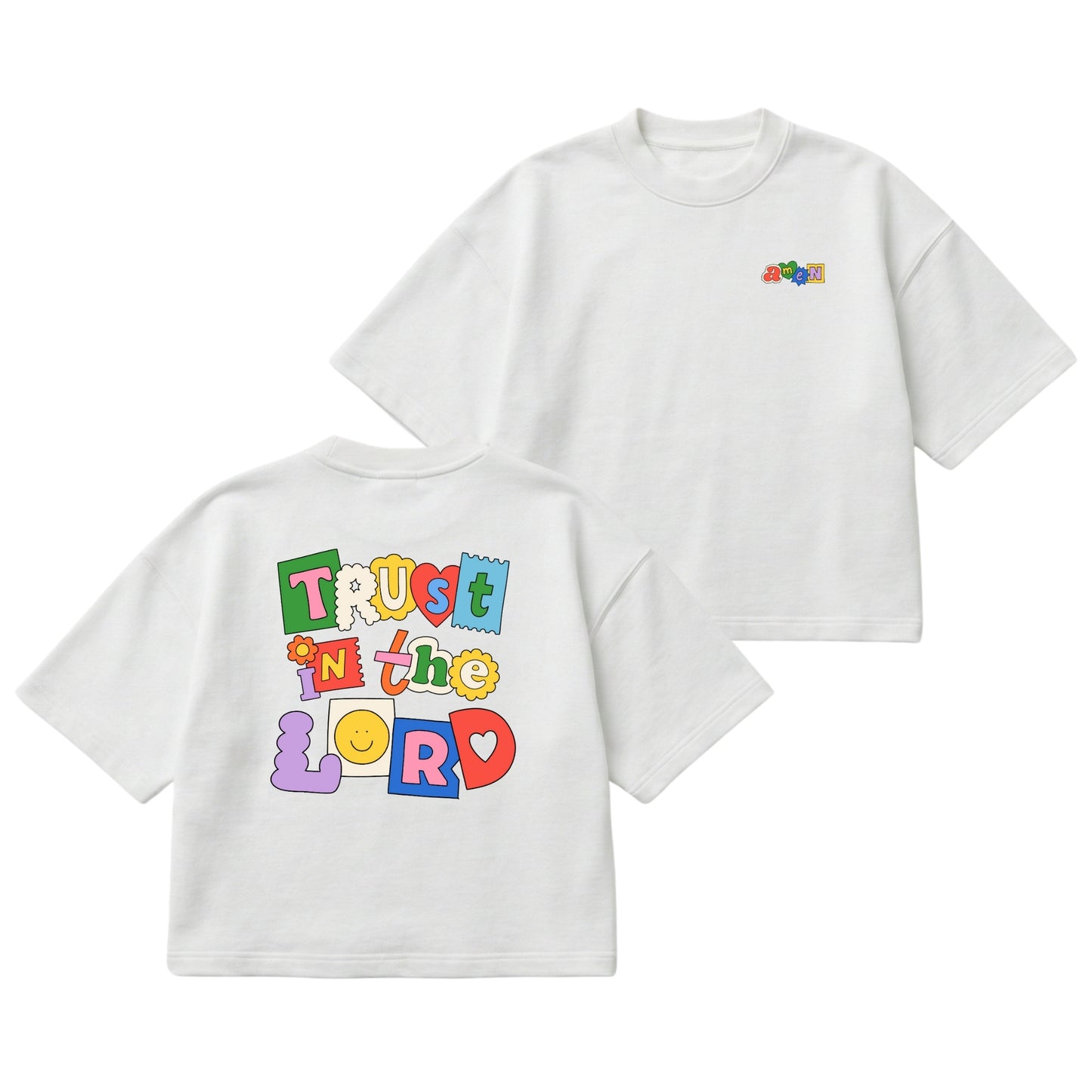 Trust In The Lord – Boxy Cropped Shirt
