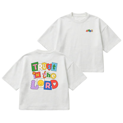 Trust In The Lord – Boxy Cropped Shirt