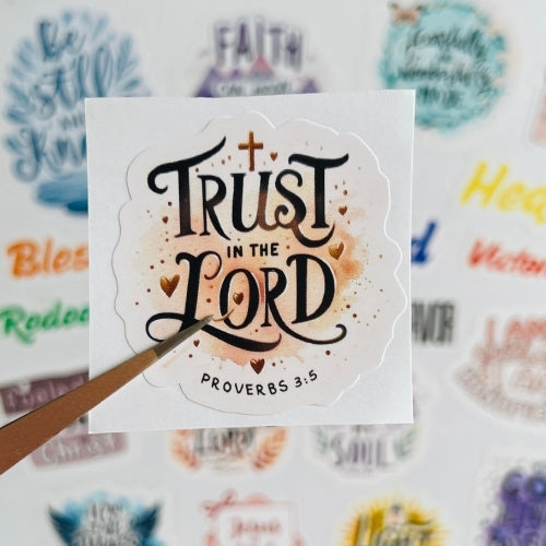 Trust in the Lord – Waterproof Sticker