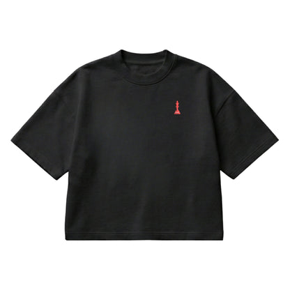 Waiting for His Command – Boxy Cropped Shirt