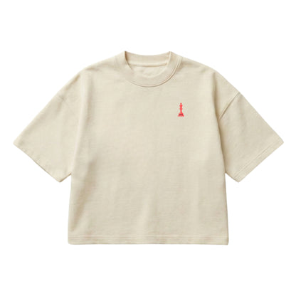 Waiting for His Command – Boxy Cropped Shirt