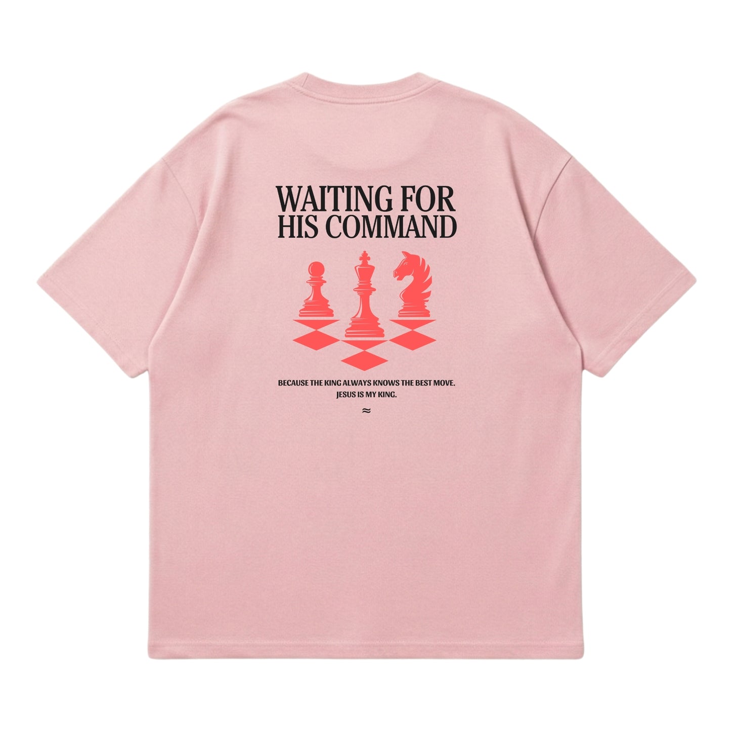 Waiting for His Command – Premium Oversized T-Shirt