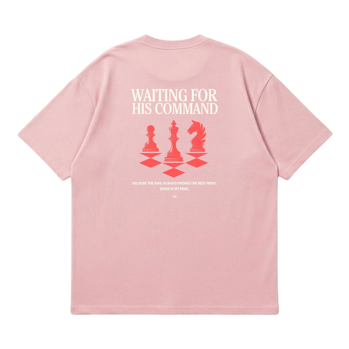 Waiting for His Command – Premium Oversized T-Shirt