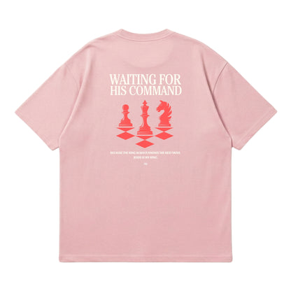 Waiting for His Command – Premium Oversized T-Shirt