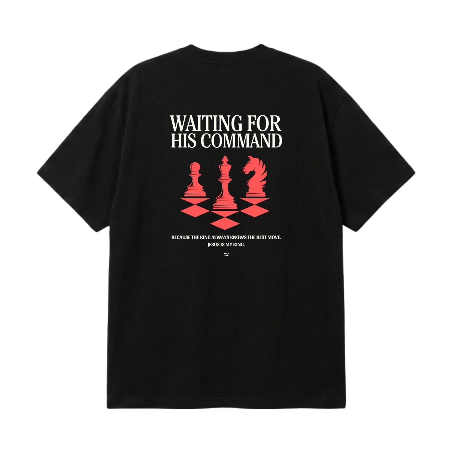 Waiting for His Command – Premium Oversized T-Shirt