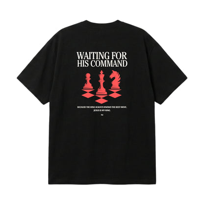 Waiting for His Command – Premium Oversized T-Shirt