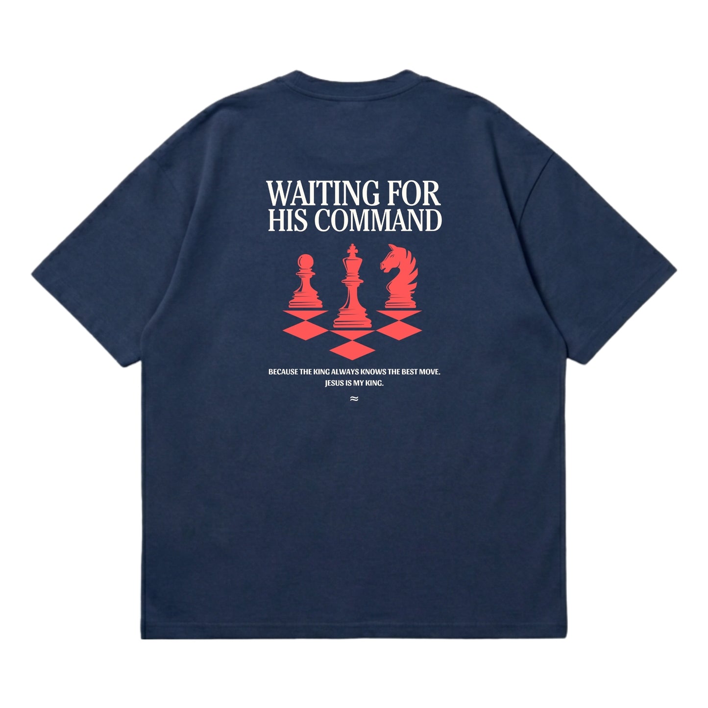 Waiting for His Command – Premium Oversized T-Shirt